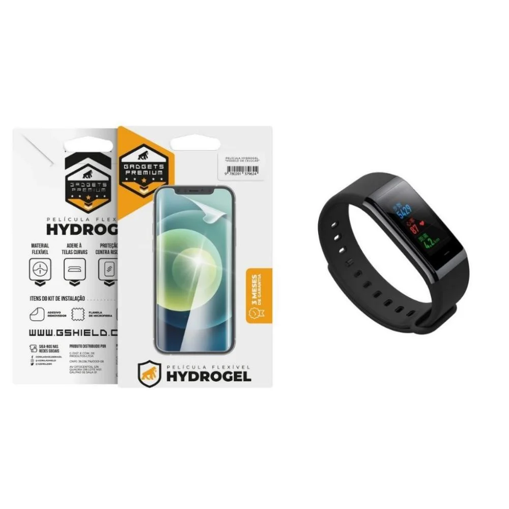 Imagem 1 de 4 do produto Película Hydrogel Para Amazfit Cor Band - Gshield