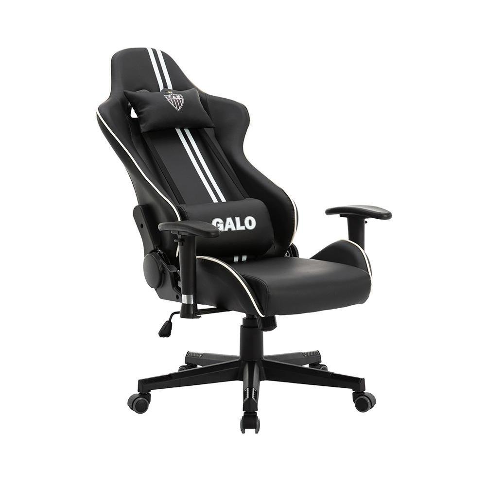 Imagem 4 de 5 do produto Cadeira Gamer Boxbit  Atlético Mineiro Invicto, Até 120 Kg, Base Rodízio