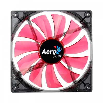 Cooler Fan Aerocool Lightning 14cm, Led - Vermelho