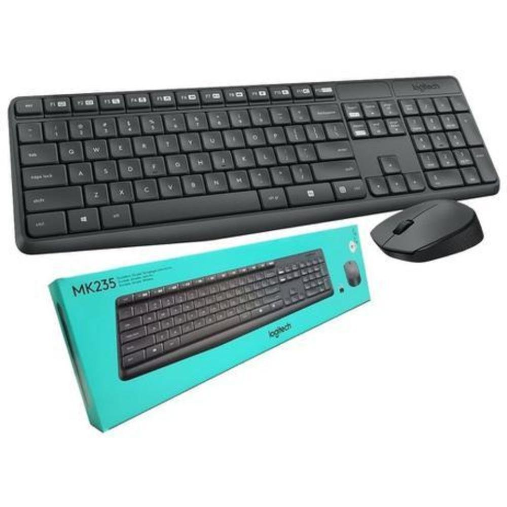 Kit teclado mouse logitech mk235 sale