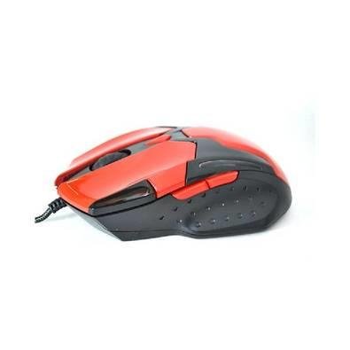 MOUSE USB MICRODIGI GAMING 7 BUTTON C/ SOFTWARE MACRO MD-MS898 RED
