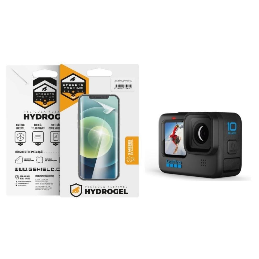 Película Hydrogel Para Gopro Hero 10 Black - Gshield Película Hydrogel Para Gopro Hero 10 Black - Gshield