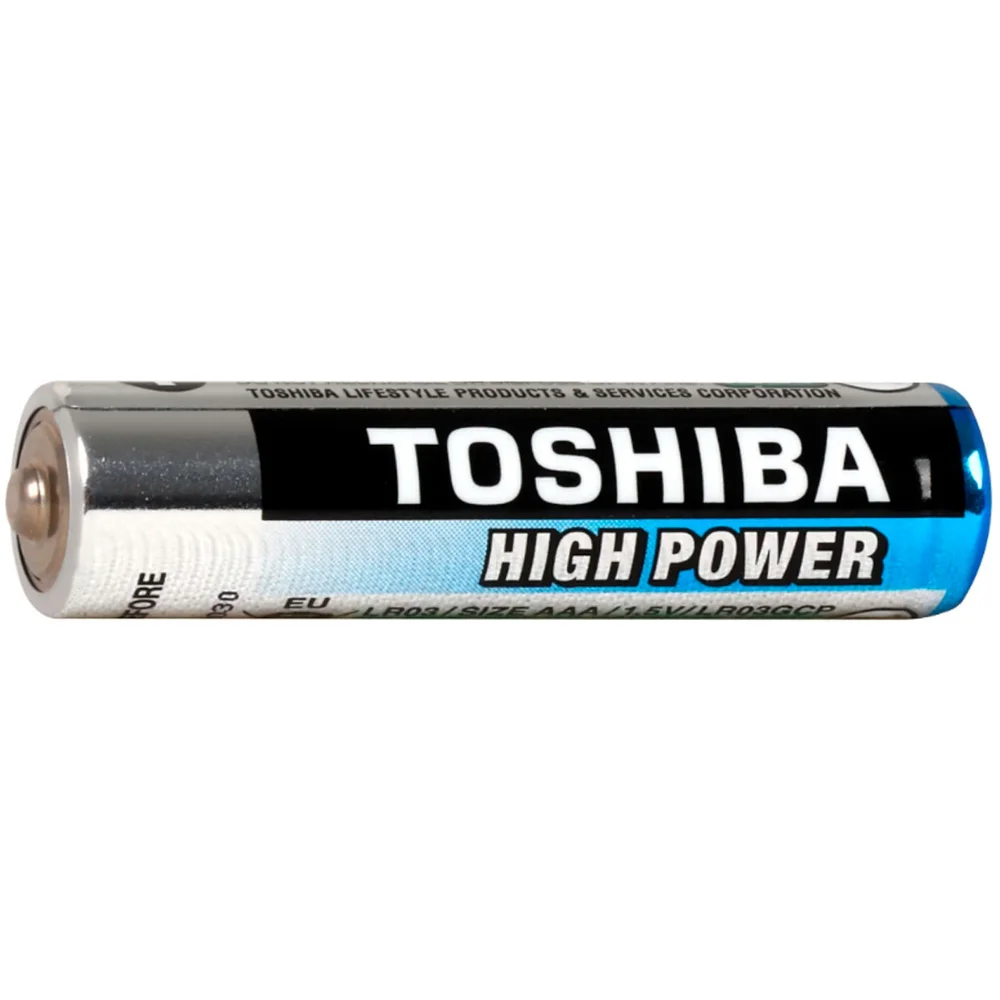 Imagem 2 de 5 do produto Pilha Alcalina Toshiba Aaa 1.5v Lr03gcp X4 Unidades Japanese Energy