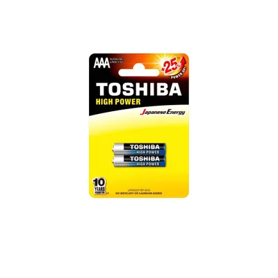 Pilha Alcalina Toshiba Aaa 1.5v Lr03gcp X2 Unidades Japanese Energy