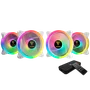 Kit Cooler FAN com 4 Unidades GAMDIAS Aeolus M2-1204R, 4x120mm, RGB, Branco - M2-1204R-WH 3