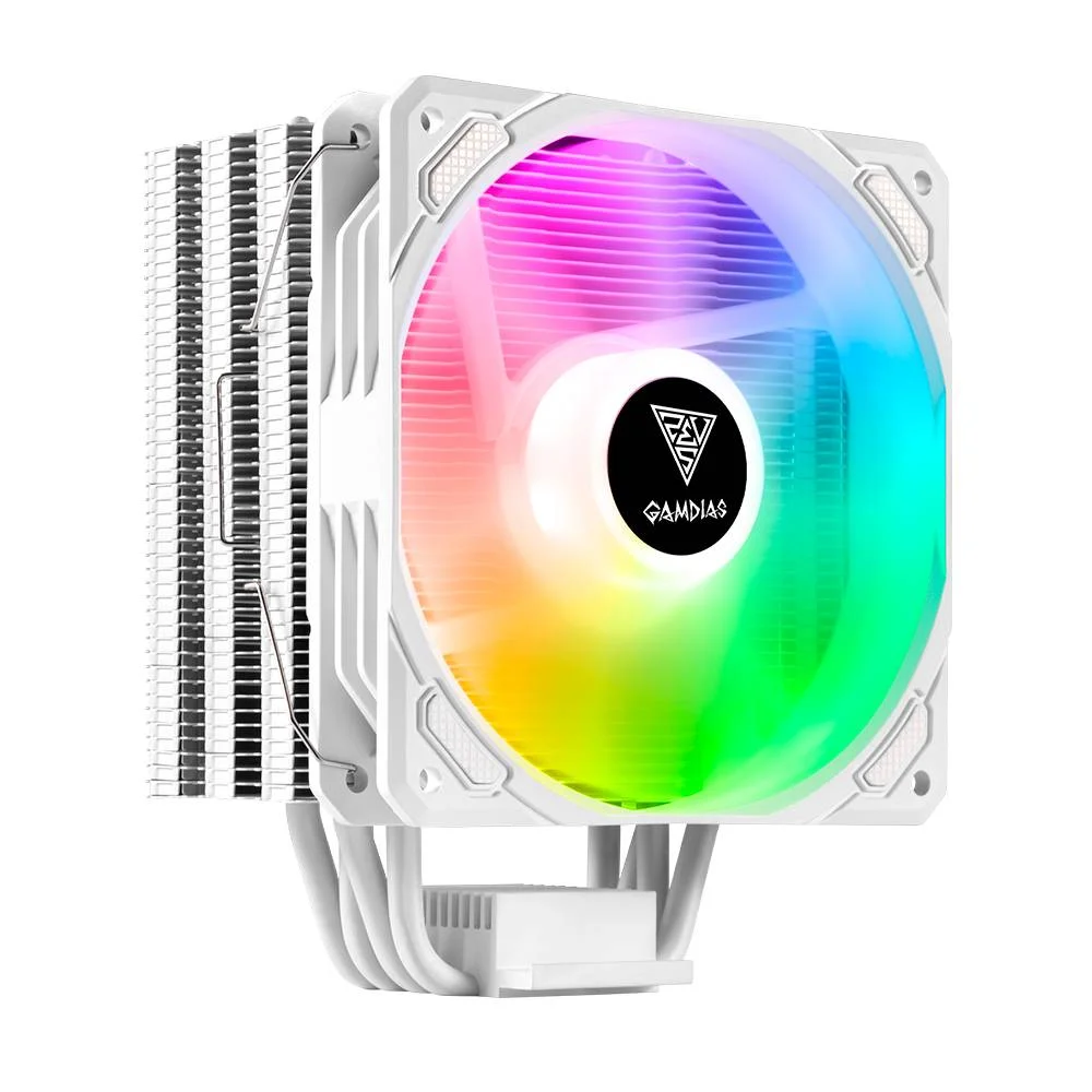 Cooler Para Processador GAMDIAS Boreas E1-410, RGB Branco, 120mm - BOREAS-E1-410-WH 4