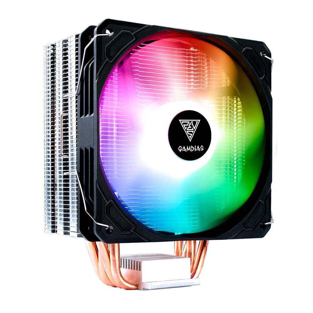 Cooler Para Processador GAMDIAS Boreas, RGB, 120mm, Preto - E1-410