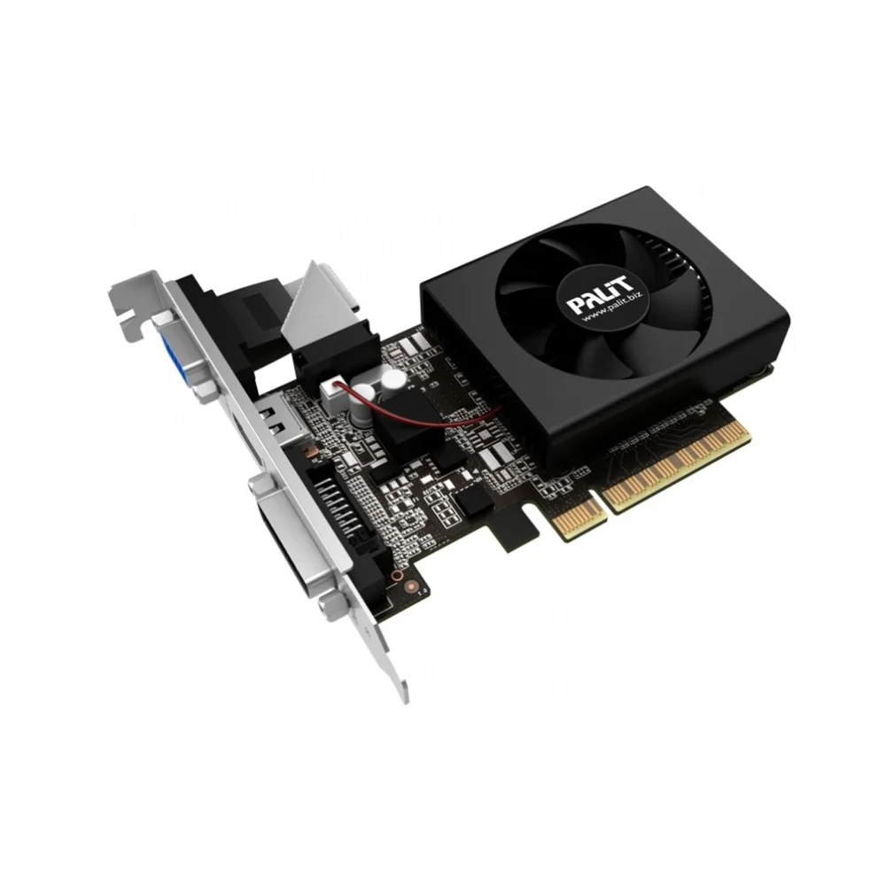 Placa de Vídeo Palit NVIDIA GeForce GT 710, 2GB DDR3, 64 Bits, HDMI/VGA/DVI - NEAT7100HD46-2080F 5