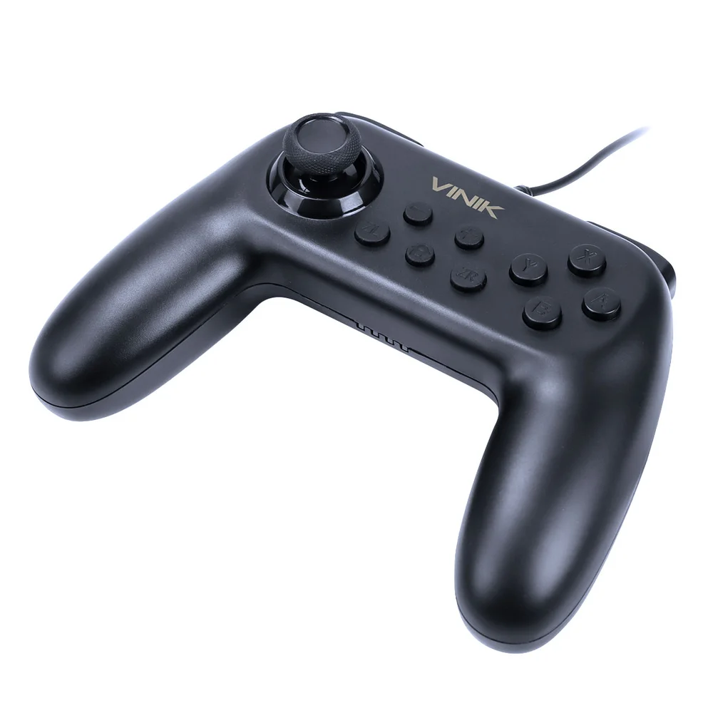 Imagem 4 de 5 do produto Controle Para Nintendo Switch Com Fio Usb Modelo Ns Preto - Vinik
