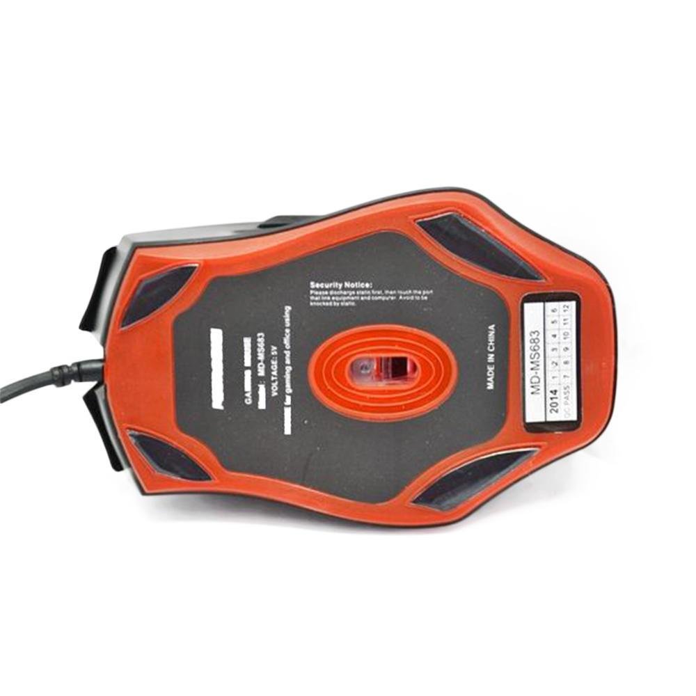 Imagem 4 de 4 do produto MOUSE USB MICRODIGI GAMING 6 BUTTON MD-MS683