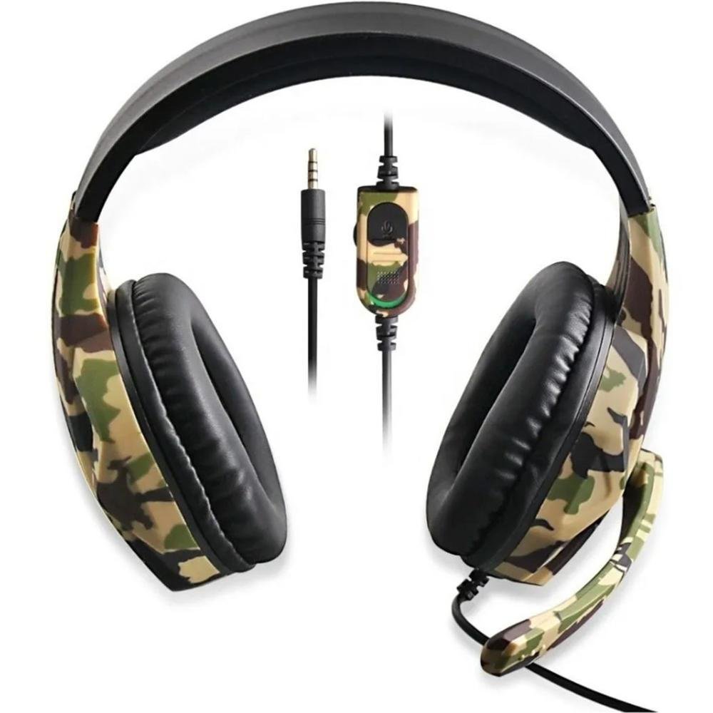 Imagem 4 de 4 do produto Headset Gamer Camuflado P2 5 Em 1 Iv-x1012 - Oivo