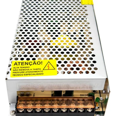 Fonte Chaveada 12V, 20A, Tipo Colméia, Ideal Para CFTV