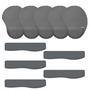Kit Reflex Ergonômico, 5 Mouse pads, e 5 Apoios Pulso Para Teclado, Cinza