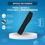 Kit 5x Reflex Mouse Pad, Com Apoio Ergonômico, 19X25CM, Preto