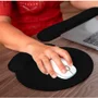 Kit 5x Reflex Mouse Pad, Com Apoio Ergonômico, 19X25CM, Preto