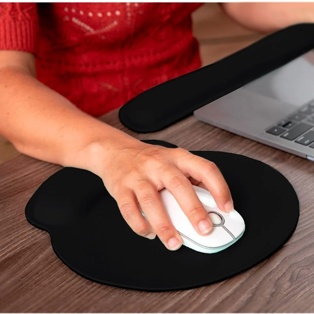 Kit 5x Reflex Mouse Pad, Com Apoio Ergonômico, 19X25CM, Preto Kit 5x Reflex Mouse Pad, Com Apoio Ergonômico, 19X25CM, Preto