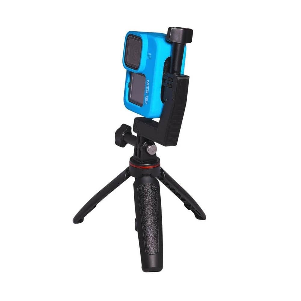 Suporte Vertical para GoPro Hero 12 / 11 / 10 / 9 Black em Impressão 3D - Cor Preto