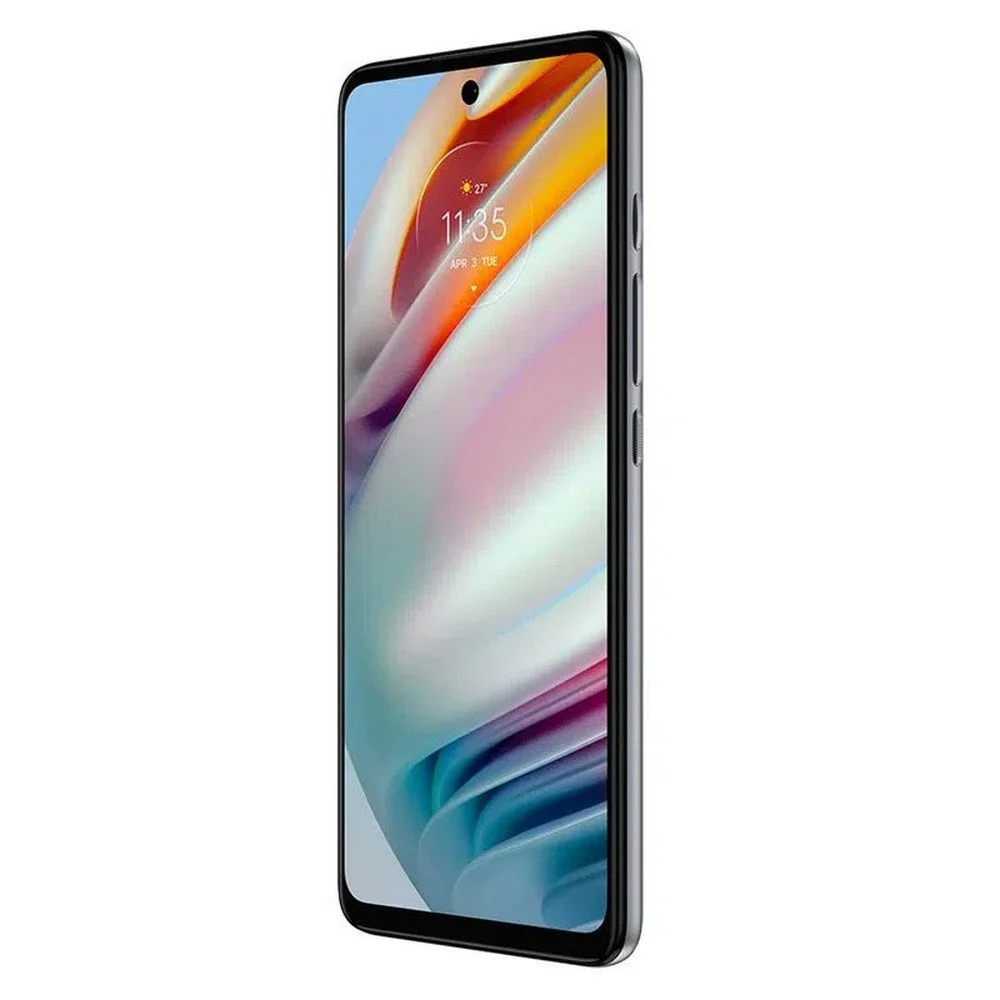 Smartphone Motorola Moto G60, 128GB, 4GB RAM, Octa Core, Câmera Tripla 108MP, Tela 6.8, Android 11, Prata