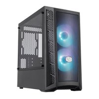 Gabinete Masterbox Mb311l ArGB, Lateral Em Vidro Temperado, 2 Fans, Frontal Tela - Mcb-b311l-kgnn-s02