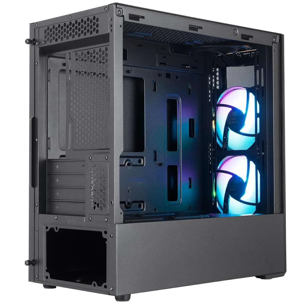 Gabinete Masterbox Mb311l ArGB, Lateral Em Vidro Temperado, 2 Fans, Frontal Tela - Mcb-b311l-kgnn-s02 Gabinete Masterbox Mb311l ArGB, Lateral Em Vidro Temperado, 2 Fans, Frontal Tela - Mcb-b311l-kgnn-s02