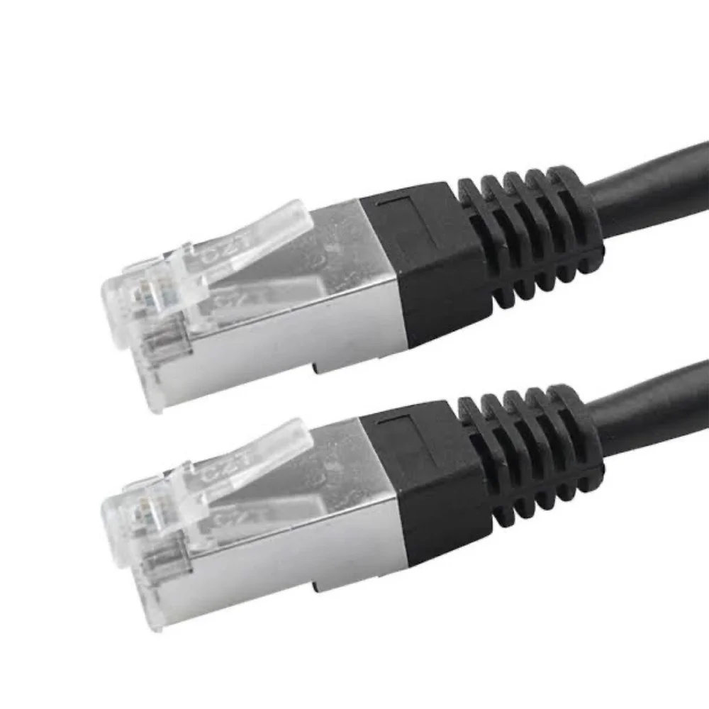 ２個 Cabo De Rede Ftp Patch Cord RJ45 Cat 6 Blindado 2
