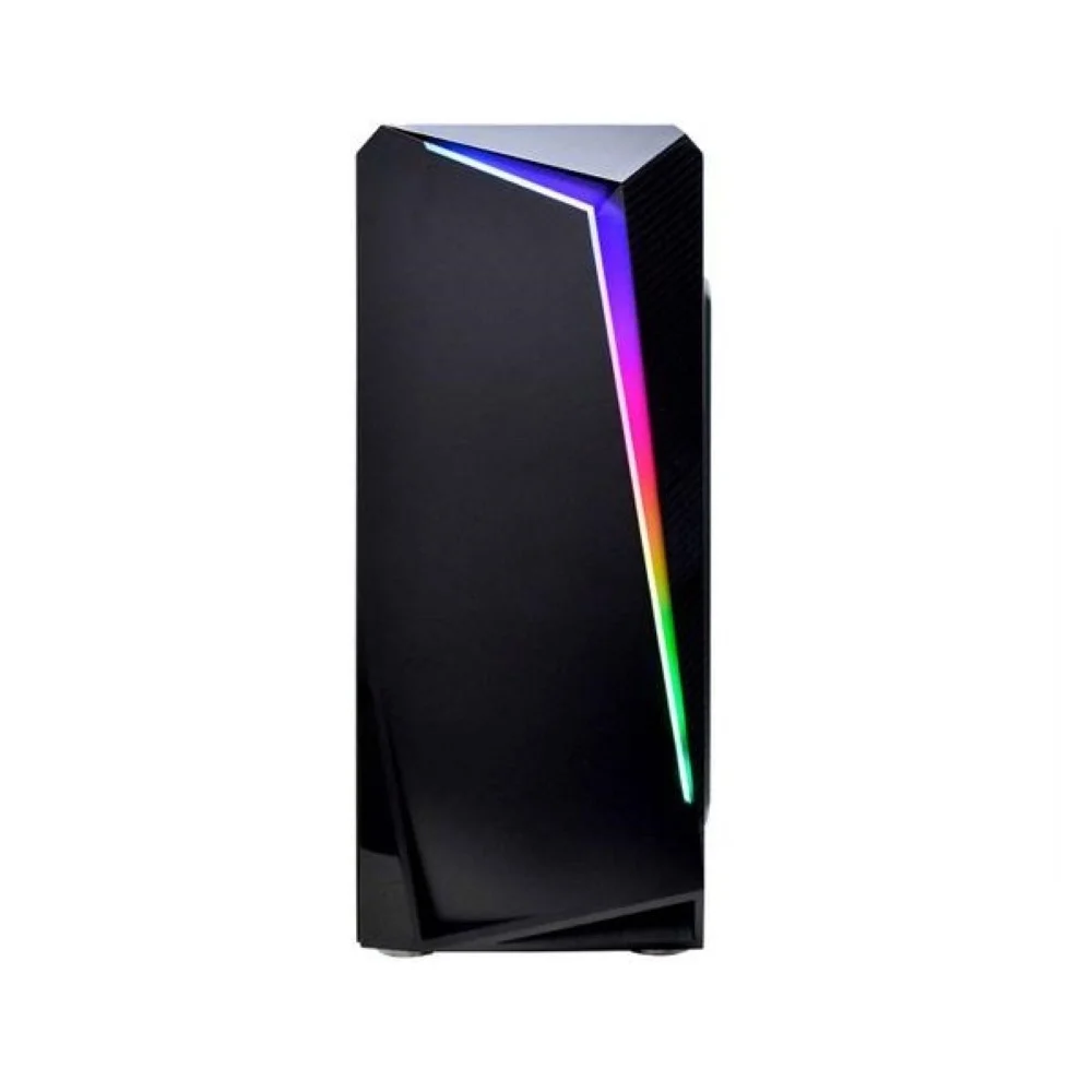 Imagem 5 de 5 do produto Gabinete Gamer Kmex Hawk 4 Cg-35kr, Painel Fita LED RGB, Sem Fan - Cg35krrh001cbox