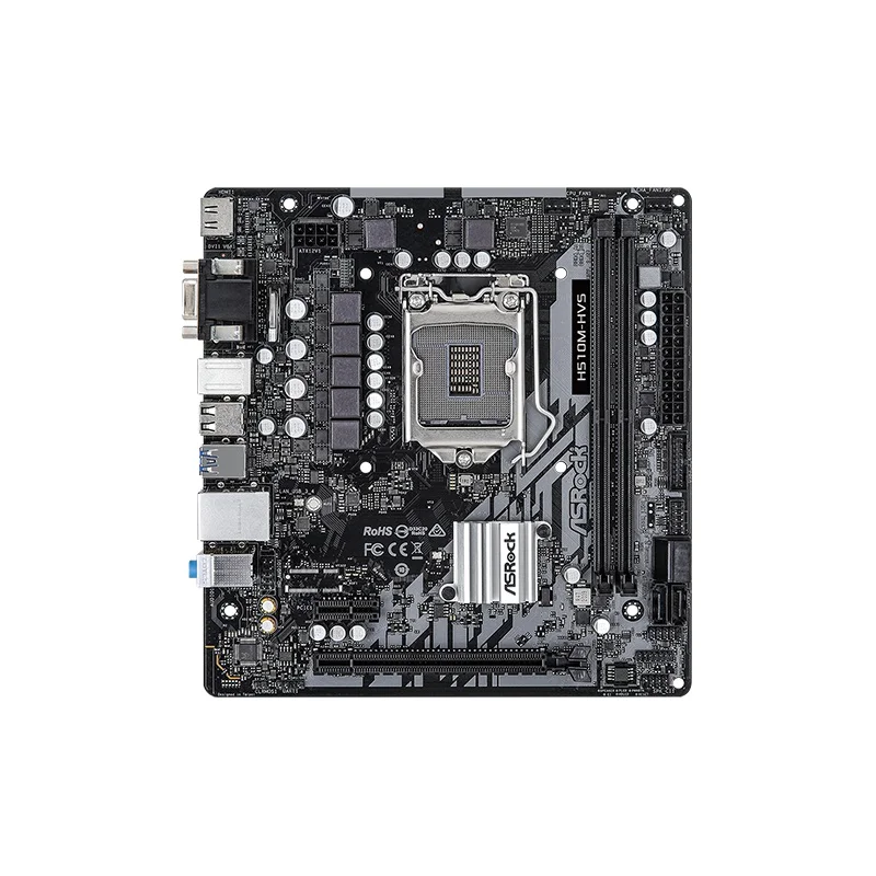 Imagem 3 de 5 do produto Placa-Mãe AsRock H510M-HVS R2.0, Intel LGA 1200, mATX, DDR4 - 90-MXBGT0-A0BAYZ