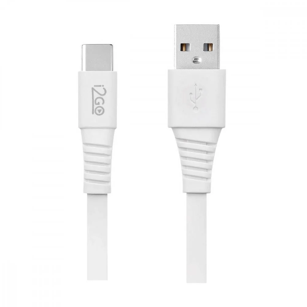 Imagem 2 de 3 do produto Cabo Usb-c I2go 1,2m 2,4a Flat Branco