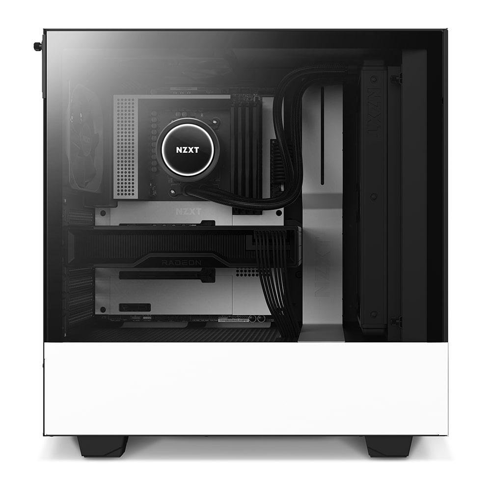 NZXT H510 FLOW ATXケース マットホワイト/ブラック Gabinete Gamer Nzxt H510 Flow Mid Tower Atx KaBuM
