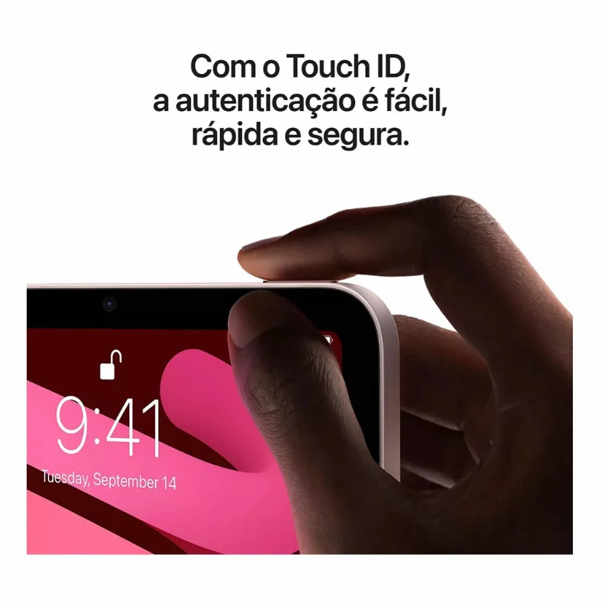 Ipad Apple Mini 6 Geraço 83 64GB Pink KaBuM