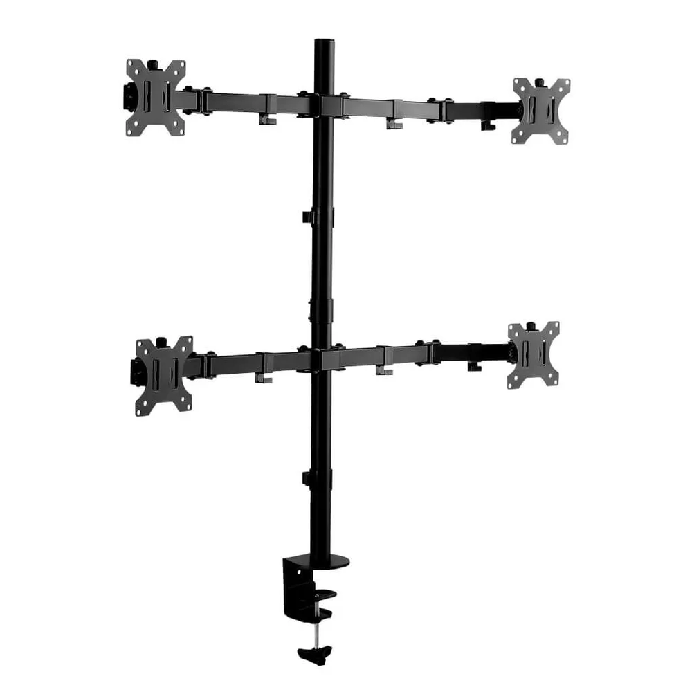 Imagem 2 de 5 do produto Suporte Articulado Para 4 Monitores De 13 A 32 Brasforma, LED E LCD  - BM740
