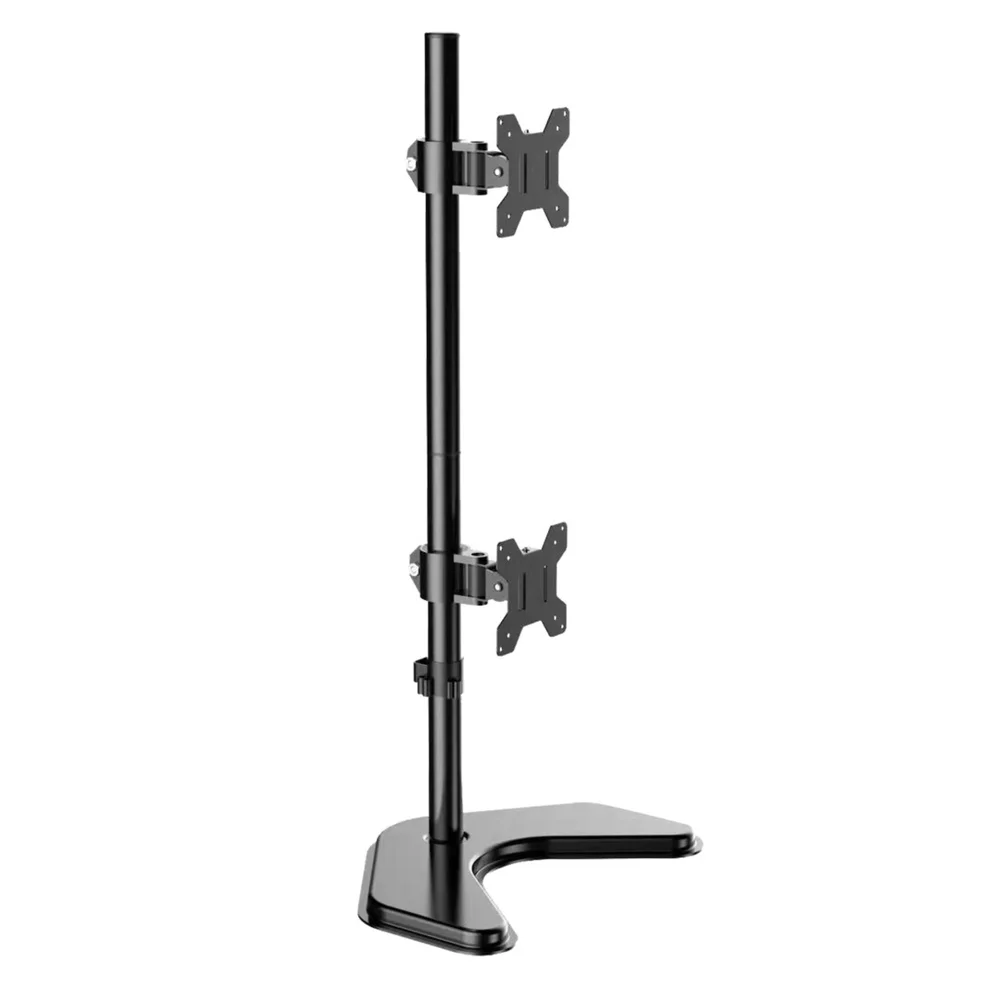Imagem 1 de 4 do produto Suporte Para 2 Monitores, 10pol Até 27pol, Brasforma De Mesa, Vertical - Bm722