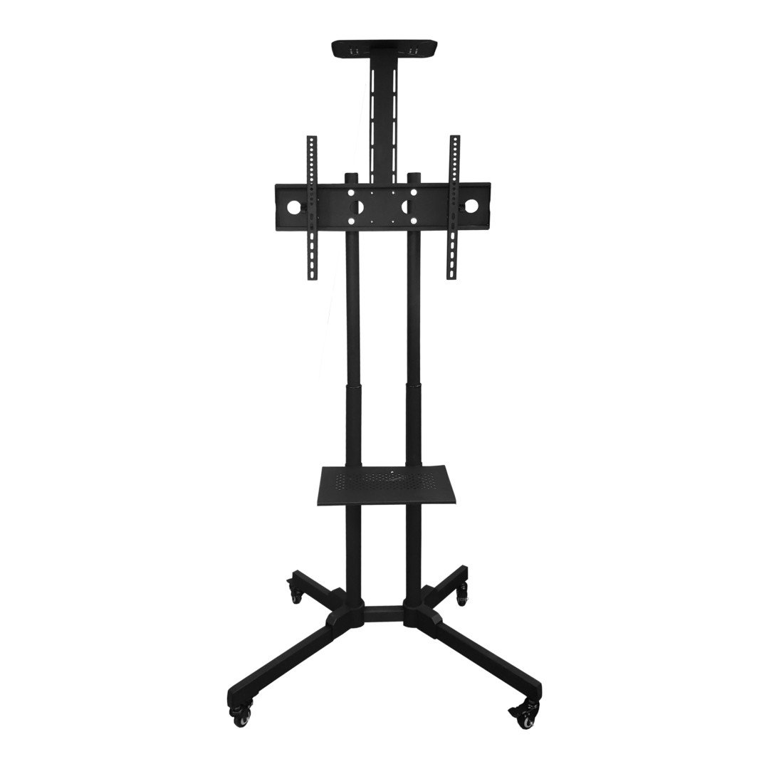 Rack P/ Tv Lcd LED  37"a 70" C/suporte  P/vídeo Conferência Prateleira  E Rodízios - Sbrr0.6 - Brasforma Unica U
