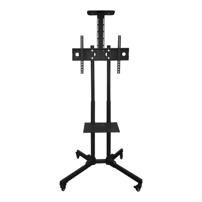Rack P/ Tv Lcd LED 37"a 70" C/suporte P/vídeo Conferência Prateleira E Rodízios - Sbrr0.6 - Brasforma Unica U