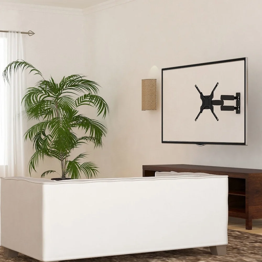 Imagem 4 de 5 do produto Suporte para TV Brasforma Sbrp145, 23pol Até 55pol, Tri-articulado, Preto