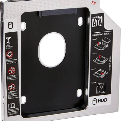 Case Generico Suporte Cad Hdd Para Note Via Baia Dvd 9.5mm