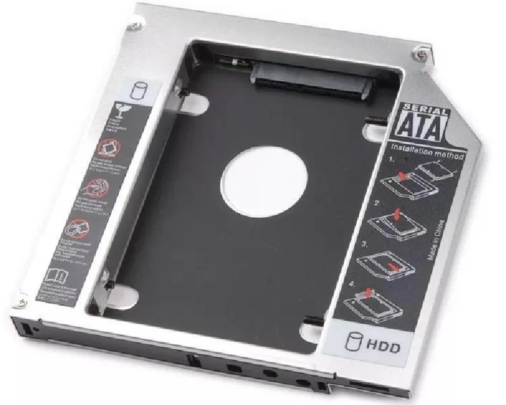 Case Generico Suporte Cad Hdd Para Note Via Baia Dvd 9.5mm Case Generico Suporte Cad Hdd Para Note Via Baia Dvd 9.5mm