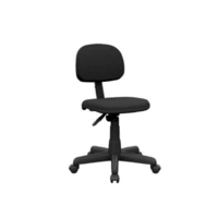 Cadeira Office, Plaxmetal Secretaria, Giratória, Preto - 39777.1.23