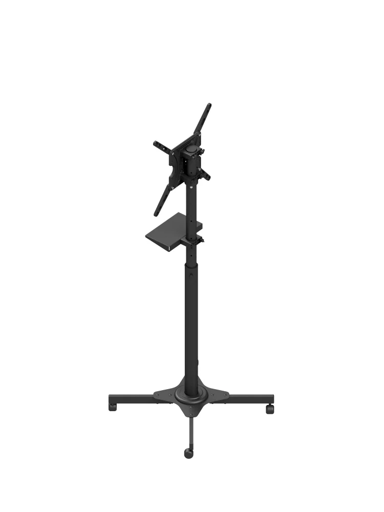 Imagem 4 de 4 do produto Pedestal Para Tv 27 A 55 Com Bandeja C/ Rodízios - TVC01RB