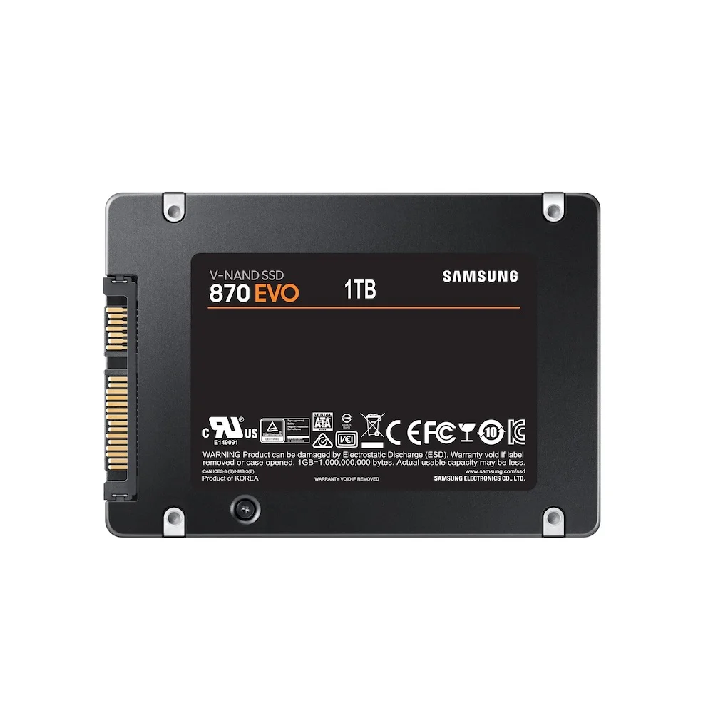 SSD Samsung 870 Evo 1TB SATA mz77e1t0bam KaBuM