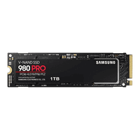 SSD Samsung 980 PRO Series 1TB M.2 NVMe Leitura até 7.000 MB/s Preto- Mz-v8p1t0b/am