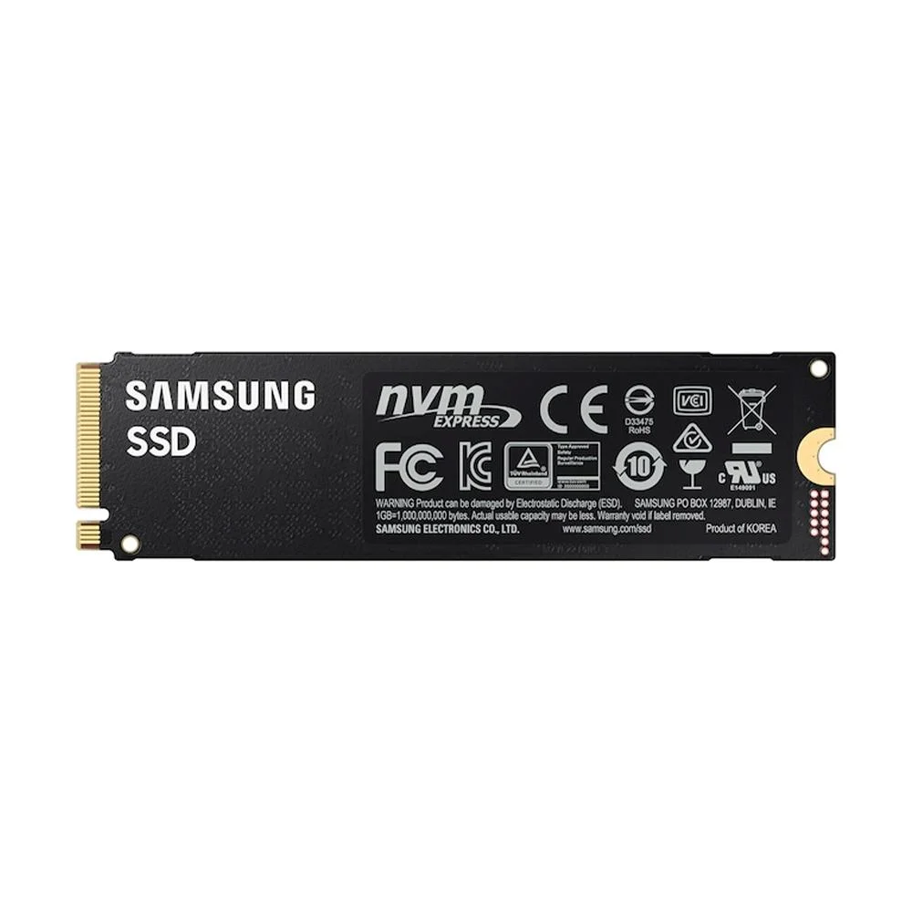 Imagem 3 de 5 do produto SSD Samsung 980 PRO Series, 1TB, M.2, NVMe, Leitura até 7.000 MB/s, Preto- Mz-v8p1t0b/am