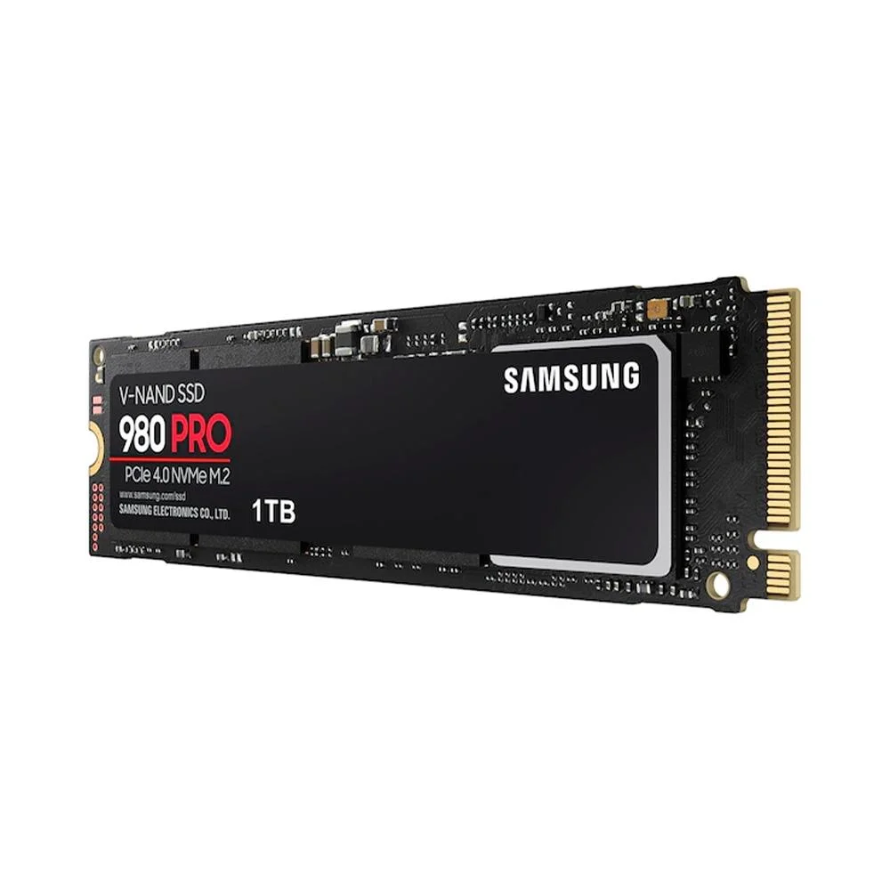 Imagem 4 de 5 do produto SSD Samsung 980 PRO Series, 1TB, M.2, NVMe, Leitura até 7.000 MB/s, Preto- Mz-v8p1t0b/am