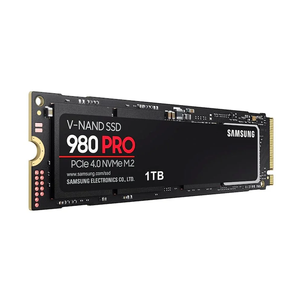 Imagem 5 de 5 do produto SSD Samsung 980 PRO Series, 1TB, M.2, NVMe, Leitura até 7.000 MB/s, Preto- Mz-v8p1t0b/am