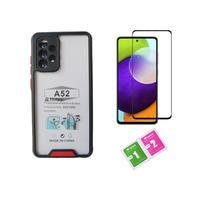Kit Capinha Anti Queda + Pelicula 3d Para Galaxy A52s 5g 6.5