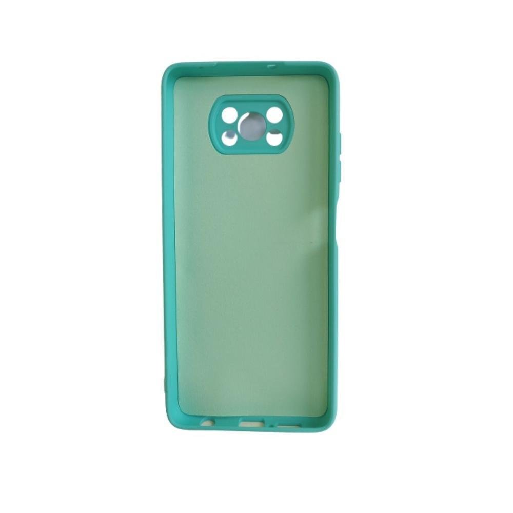 Imagem 2 de 3 do produto Capinha Case Aveludada Para Xiaomi Poco X3 Nfc / Pro Verde