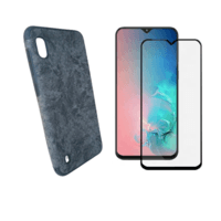 Capa Emborrachada + Pelicula 9d Para Samsung A10 Tela 6.2"