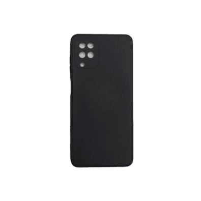 Capa Capinha Preta Escura Aveludada Para Samsung Galaxy A12