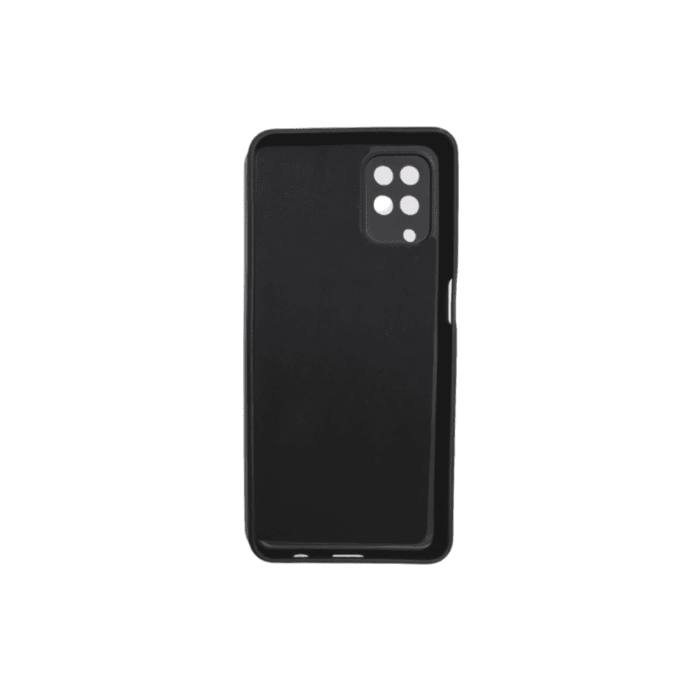 Imagem 2 de 3 do produto Capa Capinha Preta Escura Aveludada Para Samsung Galaxy A12