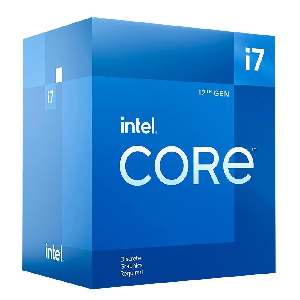 Processador Intel I7-12700F, 2.1Ghz (4.9Ghz Turbo ), Cache 25MB, 20 Threads, Dual Core, LGA 1700 - BX8071512700F Processador Intel I7-12700F, 2.1Ghz (4.9Ghz Turbo ), Cache 25MB, 20 Threads, Dual Core, LGA 1700 - BX8071512700F